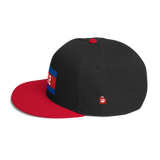 Wool Blend Snapback Khmer/Cambodian Flag and 12